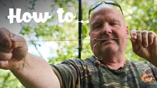 How To TIE THE CHOD RIG like Jim Shelley [upl. by Glennon884]