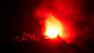 Winzerfest Bingen 2019 Feuerwerk Burg Klopp [upl. by Nnylarat959]