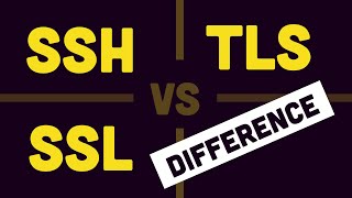 SSH vs TLS vs SSL [upl. by Oicnedif902]