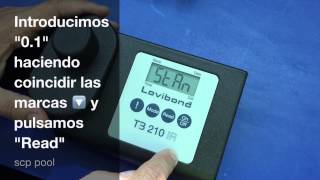 Calibración inicial Turbidimetro para piscina Turbicheck [upl. by Ikciv]