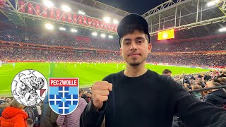 WIE ist die STIMMUNG bei AJAX AMSTERDAM🇳🇱🔥  AJAX AMSTERDAM vs PEC ZWOLLE  Stadionvlog [upl. by Nitsej]