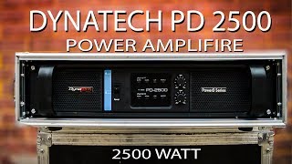 Dynatech PD2500 I Dual Channel Power Amplifier I 2500 Watt I DJ Amplifier [upl. by Sadnak]