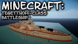 Minecraft Battleship Tutorial TegetthoffClass [upl. by Emmit847]