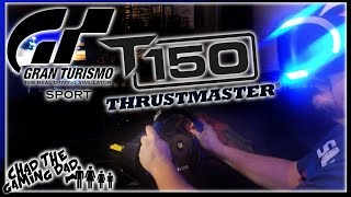 Trying out the THRUSTMASTER T150 with GRAN TURISMO SPORT  Chad The Gaming Dad [upl. by Ahseina]