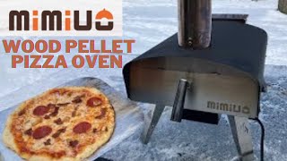 Mimiuo Portable Rotating Pizza Oven  Wood Pellet Pizza Oven Review 🍕 [upl. by Norbie571]