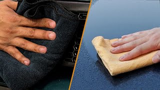 Chamois vs Microfiber Towel Which One is Better for Car Drying [upl. by Adnor]