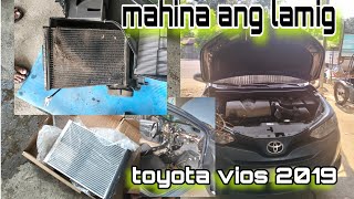 toyota vios 2019 mahina ang lamig replace evaporator [upl. by Benson]