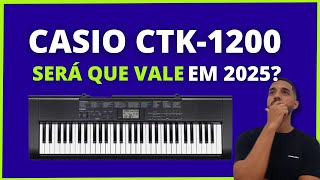 Testando os timbres do teclado CASIO CTK1200 [upl. by Haikezeh]