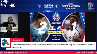 EN VIVO COPA AMERICA USA 2024 URUGUAY VS PANAMÁ GRUPO C FASE 1 DE 3 [upl. by Senior]