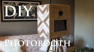 DIY Geometric Wood Photobooth [upl. by Josefina]