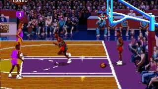 NBA Jam Tournament EditionGenesis Lakers Gameplay Part 33 [upl. by Nilyaj459]