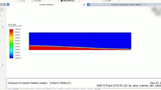 CFD Bostwick consistometer DamBreak Simulation [upl. by Ydnic]