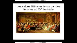 Les salons littéraires féminins au XVIIIe par Esat PEPOSI professeur de lettres [upl. by Ssirk640]