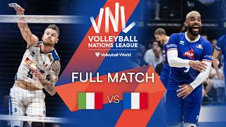 🇮🇹 ITA vs 🇫🇷 FRA  Full Match  Men’s VNL 2022 [upl. by Mirabel213]