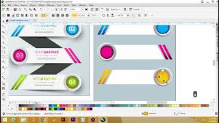 Creative Concept with Coreldraw Infographic Design  Coreldraw Tutorial [upl. by Matthaus395]