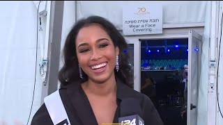 quotIsraël est un très beau paysquot interview exclusive de Clémence Botino Miss France 2020 [upl. by Ojoj]