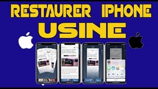 TUTO En Moins De 4Minutes Comment Effacer Contenu Réinitialiser Restaurer Votre iPhone Rapidement [upl. by Aleras927]