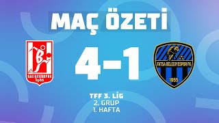 MAÇIN ÖZETİ  TFF 3 Lig 2 Grup  Balıkesirspor 41 Fatsa Belediyespor [upl. by Gloria]