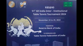 MS RDII  T Sourabh DAE vs M RISHABH HRN  RBI90 51st ALL INDIA INTERINSTITUTIONALTABLE [upl. by Lyrej]