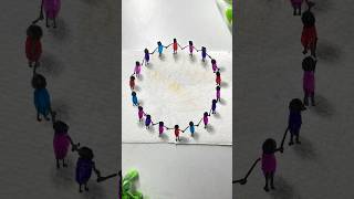 3D Art art satisfying drawing shorts [upl. by Ahsekat]