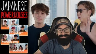 Japanese Powerhouses  Huskey  Rofu  Wildcard Guys  Sarukani  GBB21 Shoutouts  Reaction [upl. by Alarise]