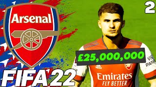 I SIGNED HIM FROM LYON WELCOME AOUAR  FIFA 22 Arsenal Career Mode EP2 [upl. by Letsyrc]