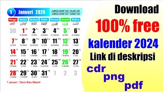 download kalender 2024 lengkap free [upl. by Mellisent643]