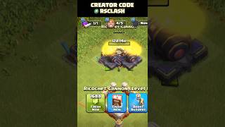 Which is best Cannon or Ricochet Cannon Comparison in Clash of Clans [upl. by Anhaj341]