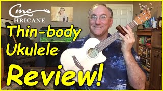 Hricane Thinbody Travel Tenor Ukulele Review [upl. by Einniw]