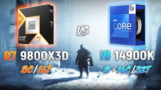 Test in 10 Games  Ryzen 7 9800X3D vs Core i9 14900K [upl. by Leffen]