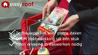 EPDM dak zelf bouwen met Easyroof [upl. by Lesirg470]