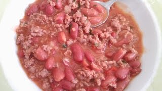 ALUBIAS ROJAS CON CARNE PICADA [upl. by Placidia]