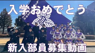 入学おめでとう！新入部員募集動画 [upl. by Enirhtac]