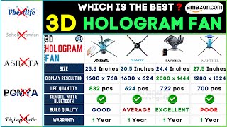 🌟 Best 3D Holographic Fan 2024  Top Holograms Review [upl. by Iggep300]