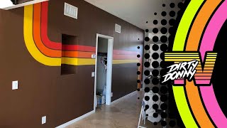 How to paint retro style SUPERGRAPHICS in your home [upl. by Akcimehs]