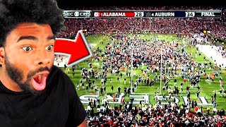 First Time Reaction to KICK SIX  Alabama vs Auburn 2013 Iron Bowl REACTION [upl. by Kasey394]