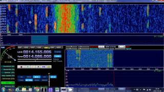 RTTY Contest on 20 meter band with Afedri SDR and FLDIGI software [upl. by Eberle]