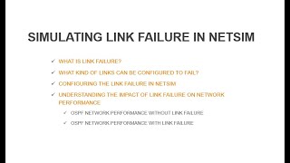 Link Failure in NetSim [upl. by Bob]