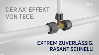 Der AxEffekt von TECE Das Schiebehülsensystem TECElogoAx [upl. by Aisatsan]