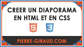 Création dun diaporama en HTML et en CSS [upl. by Giuliana]