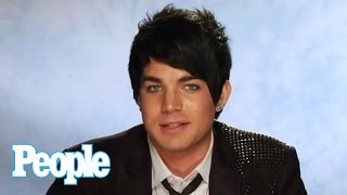 Adam Lambert Reveals His Favorite Eyeliner  Up Close  People [upl. by Eenttirb]