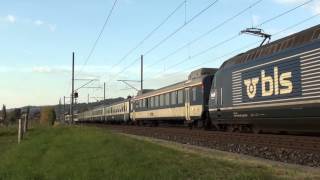 BLS Re 465 0065 mit dem Kambly Express  Ersatzpendel [upl. by Rafiq]