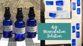 Watercolor Granulation Experiment 1  See Updated Video [upl. by Nerrak]