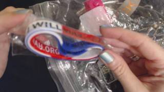 ASMR Whisper  Untangling Jewelry  Plastic Crinkling  Goodwill Jewelry Haul [upl. by Karry221]