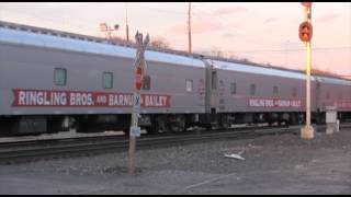 Ringling Brothers Circus Train  Bethlehem PA [upl. by Marcell]