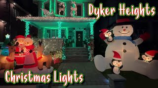 Dyker Heights Christmas Lights Brooklyn 2023 [upl. by Imena306]