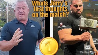 Jerry Cadorette tells his first thoughts about the match with levan saginashvili [upl. by Ardnat]