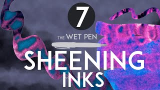 Seven Sheening Inks Unboxing and Swabs [upl. by Namien]