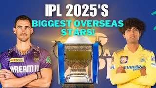 🔥 Top 5 Overseas Stars That Can EARN BIG in IPL 2025 Auction 🏏💰 [upl. by Nirak]