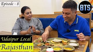 EP 8  BTS Places to eat  Chhappan Bhog  Rajasthani food Garden restaurant  Rajasthan Tour [upl. by Ewold]